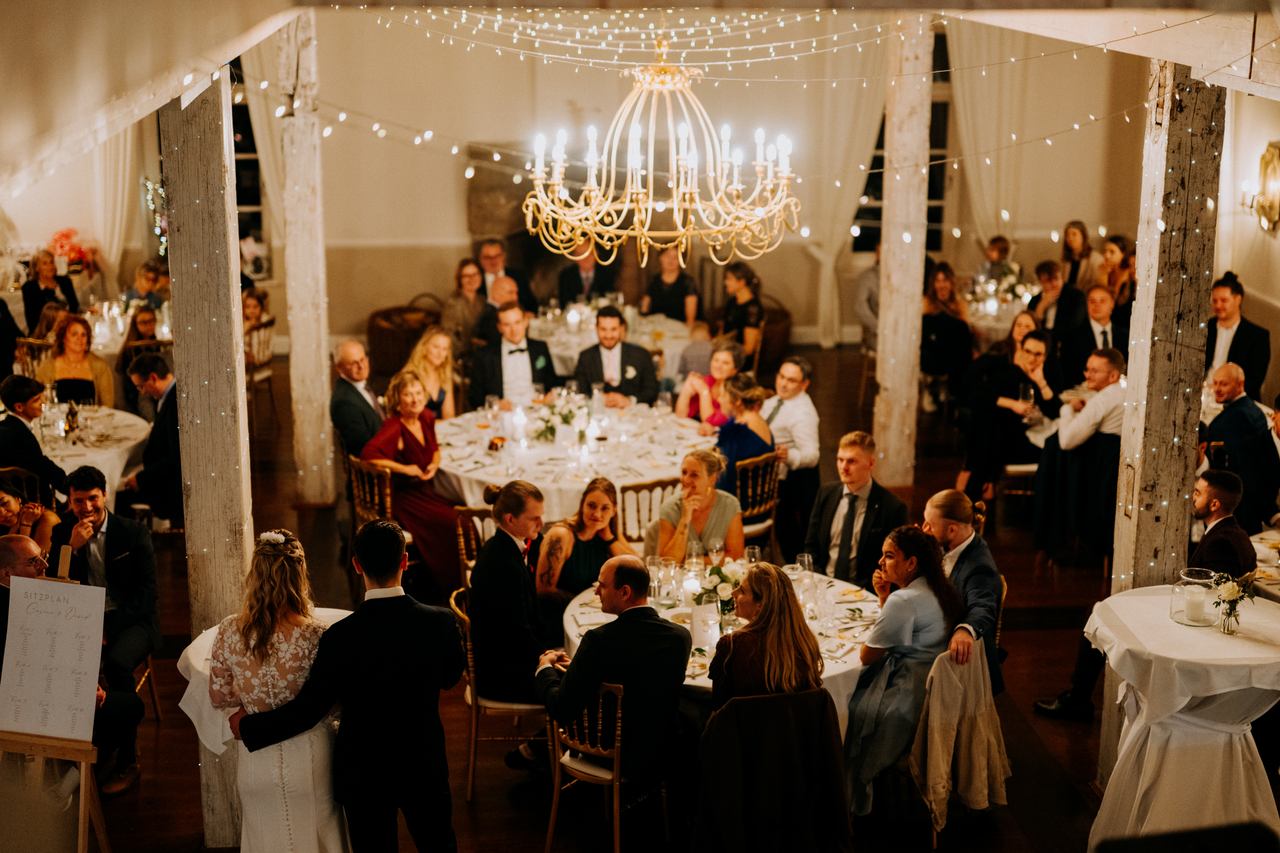 Festliche Hochzeit von Carina und David auf Gut Projensdorf